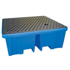 Bac de rétention en polyéthylène ou acier galvanisé pour fûts