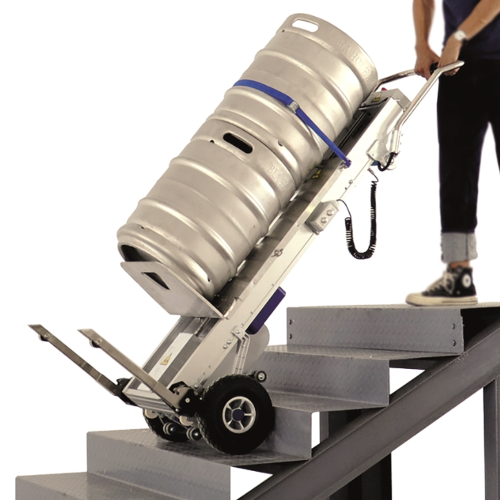 Diable gerbeur monte-escaliers électrique aluminium 170 kg – Image 3