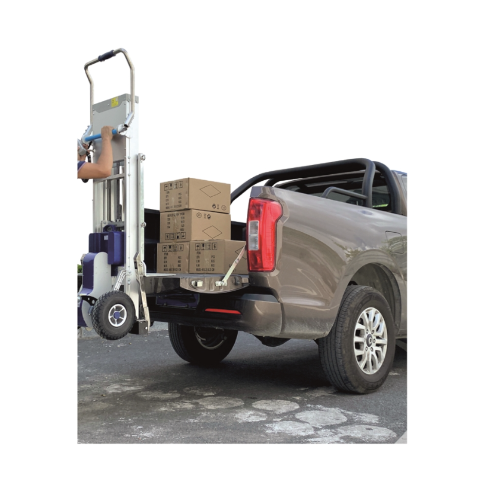 Diable gerbeur monte-escaliers électrique aluminium 170 kg – Image 2