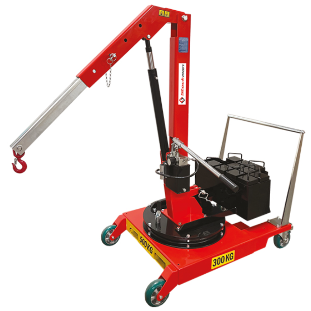 Grue d'atelier porte-à-faux rotative repliable 500 kg – Image 4