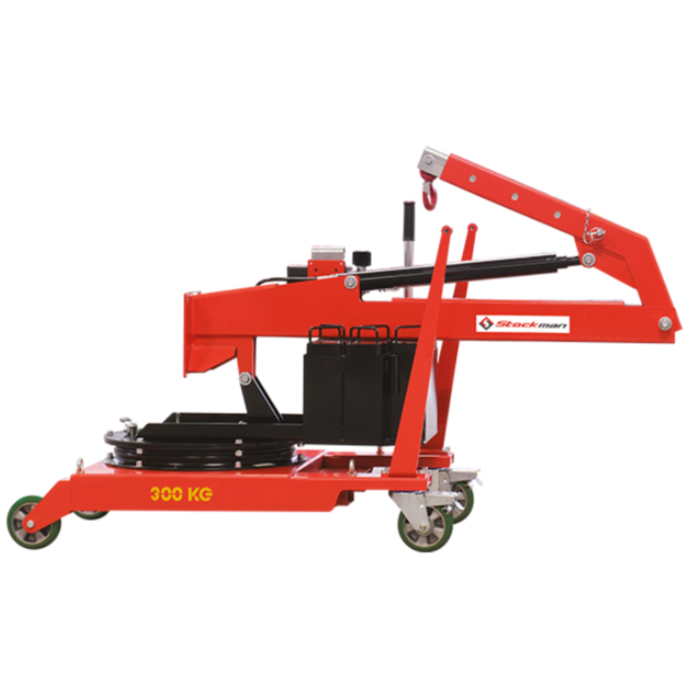 Grue d'atelier porte-à-faux rotative repliable 500 kg – Image 2