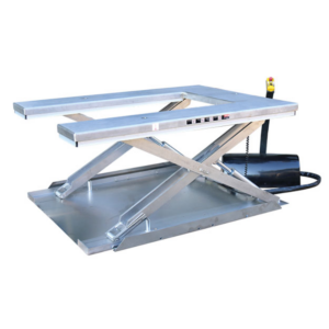 Table élévatrice électrique inox 304 plateau en U