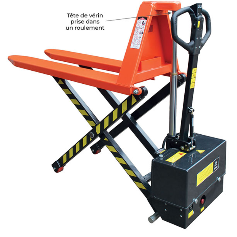 transpalette semi électrique haute levée 1 tonne et 1T5 – Image 3