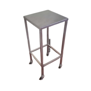 Servante mobile inox 400 x 400 mm