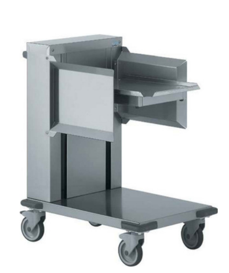 Servante à plateau mobile inox réglable en charge – Image 2