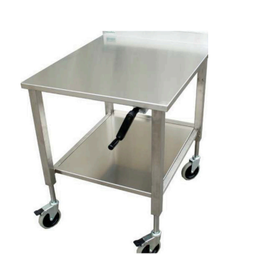Servantes inox réglable manuellement